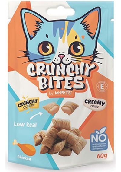 M-pets Crunchy Bites Tavuklu Kedi Ödül Maması 60 Gr 244-30054.01
