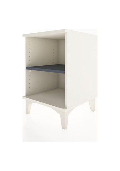 Hyperion Komodin Tek Raflı 44x44x64 Aytaşı-antrasit Aytaşı