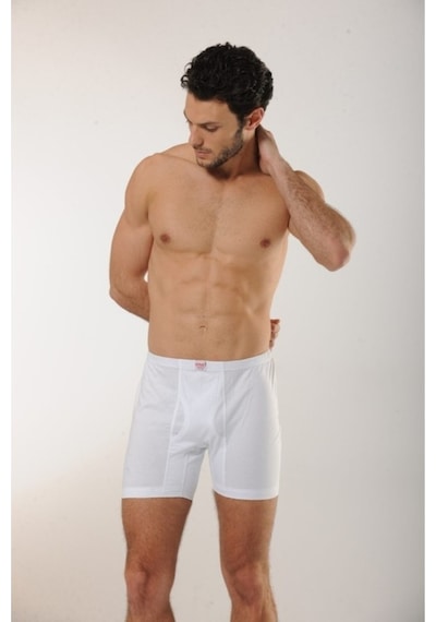 Hmd 6 Adet Erkek Paçalı Boxer Don % 100 Penye Pamuk 202 (556808191)