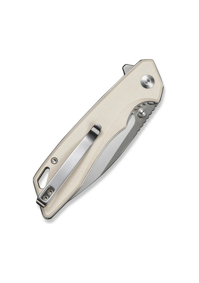 Sencut Stratex Ivory G10 Handle Satin Finished 9cr18mov Blade Kamp Çakı Krem