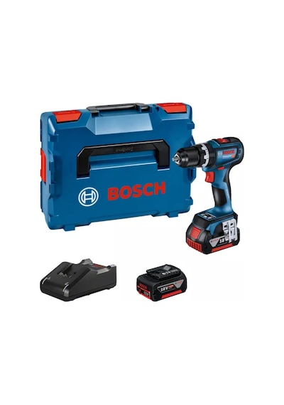 Bosch Professional GSB 18V-90 C 5.0AH Çift Akülü Darbeli Delme Vidalama - 06019K6106
