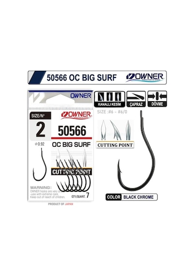OWNER 50566 BİG SURF NO 2 OLTA İĞNESİ