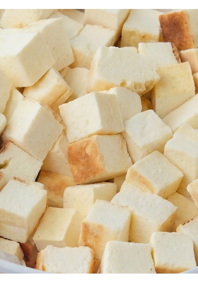 Freeze Dried San Sebastian Cheesecake Kurutulmuş Çıtır Cheesecake Küpleri, Karamelize Atıştırmalık - 100 Gr