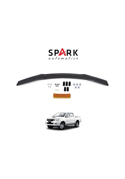 Toyota Hilux 2012-2015 Yıl Aralığı Uyumlu Kaput Rüzgarlığı 4mm Siyah