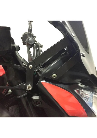 Gp Kompozit Bajaj Pulsar Ns 200 2011-2024 Uyumlu Ön Tur Camı Siyah