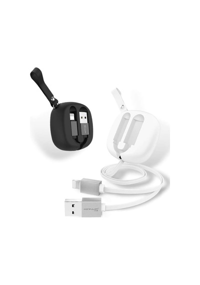 Konfulon S80 2A Lightning Kablo Apple iPhone Uyumlu 20 CM - 1 M Siyah
