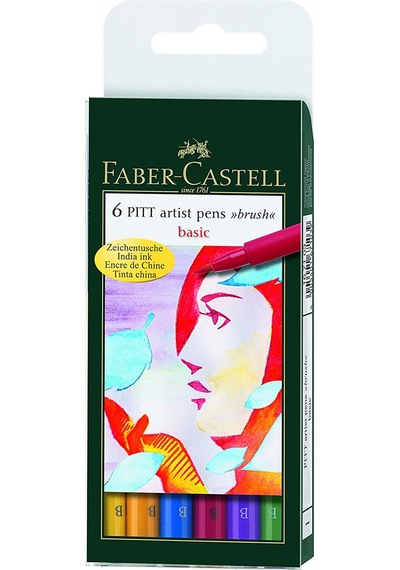 Faber Castell Pitt Artsit Brush Pen - 6'Lı