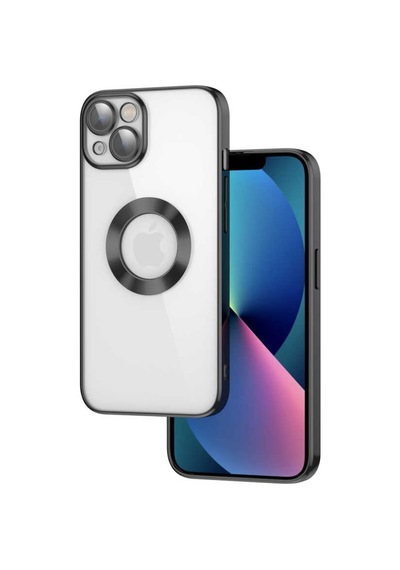 Apple Uyumlu iPhone 13 Kılıf Logo Gösteren Kamera Korumalı Silikon