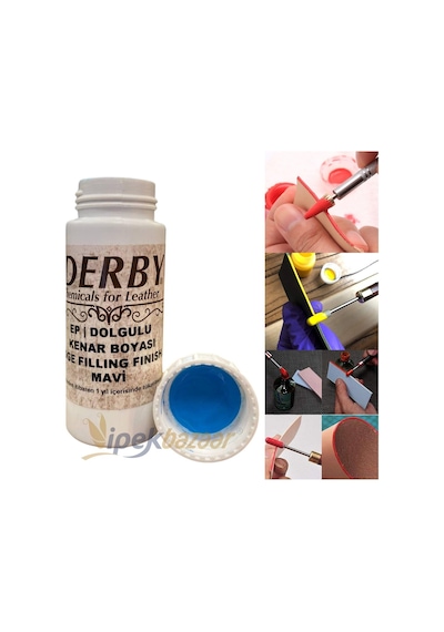 Derby Dolgulu Mat Deri Kenar Boyası 100 Ml