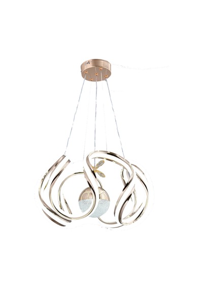 Catalina Led Sarkıt Gold Gold,3 Renk Yanabilen Modern Avize,salon Led Avize