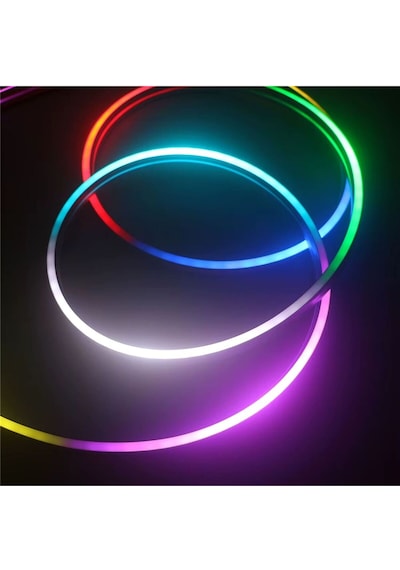 Ct-4567 Pixel Neon Led Set 5 Metre Rgb Kumandalı Esnek Şerit Işık İç & Dış Mekan Dekoratif Aydı