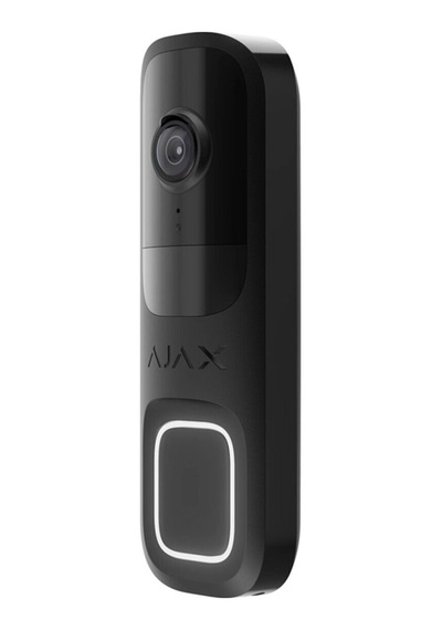 Doorbell 4mp 6 Metre Ir Led Çift Yönlü Konuşma Onvıf Wıfı Görüntülü Kapı Zili Siyah