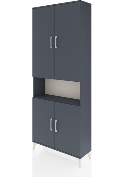Arges Dolap 5 Raflı 4 Kapaklı 88x30x221 Antrasit-antrasit Antrasit Arges Dolap 5 Raflı 4 Kapaklı 88x30x221 Antrasit-antrasit Antrasit