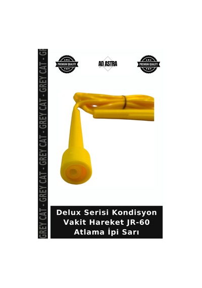 Delux Serisi Kondisyon Vakit Hareket Jr-60 Atlama İpi Sarı