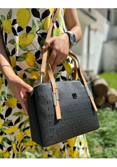 Just Polo Kadın El Ve Omuz Çantası 2066mh Siyah Camel