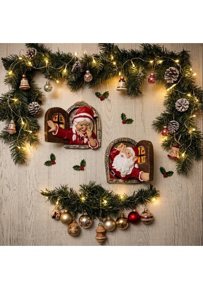Gobo Noel Cam Cucesi Yeni Yıl Temalı O113 2 Li