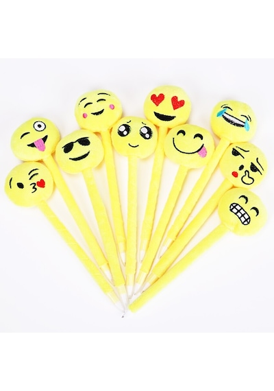 Emoji Kalem Peluşlu Sarı