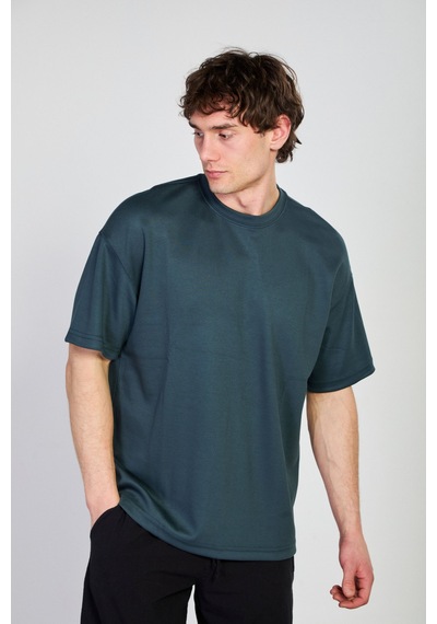 Barrels And Oıl Erkek Bisiklet Yaka Regular Fit T-shirt - Petrol Petrol