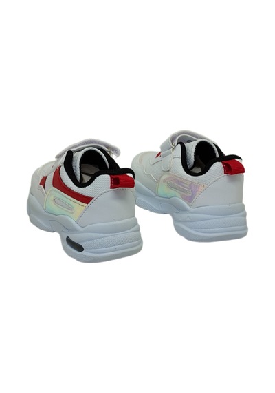 Cicimo 007 Cırtlı Işıklı Ünisex Numara 29 Çocuk Sneaker Ayakkabı Beyaz - Kırmızı - Siyah Cicimo 007 Cırtlı Işıklı Ünisex Numara 29 Çocuk Sneaker Ayakkabı Beyaz - Kırmızı - Siyah