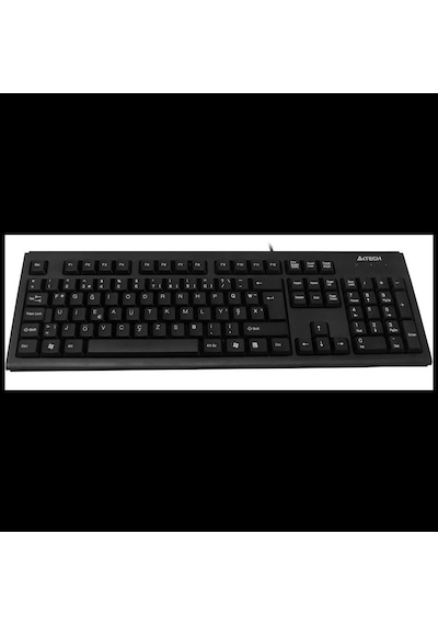A4 Tech Km-720, Siyah, Usb Kablolu, Türkçe F, Multimedya Klavye