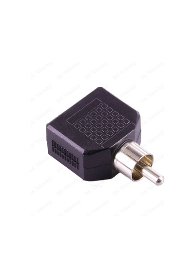 RCA Erkek to 2x3.5mm Mono Çevirici Adaptör