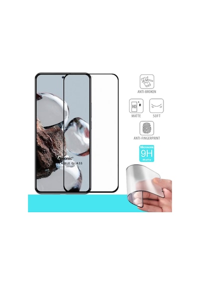 Microsonic Xiaomi Mi 12t Seramik Matte Flexible Ekran Koruyucu Siyah