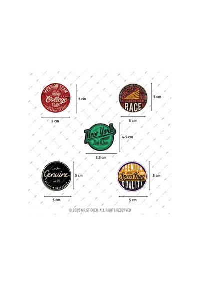 Bdls11 Küçük Boy 10lu Sticker Seti