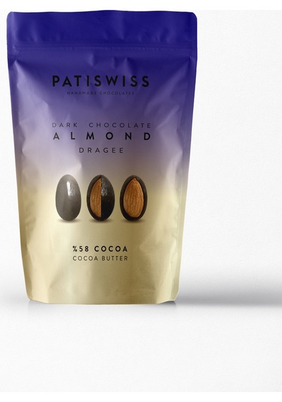 Patiswiss Bitter Badem Draje 80 G