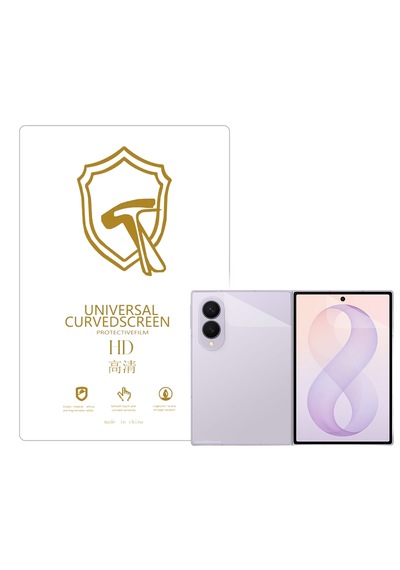 Microcase Samsung Uyumlu Z Fold 8 İle Full Tpu Ön Arka Nano Koruma- Ekm103