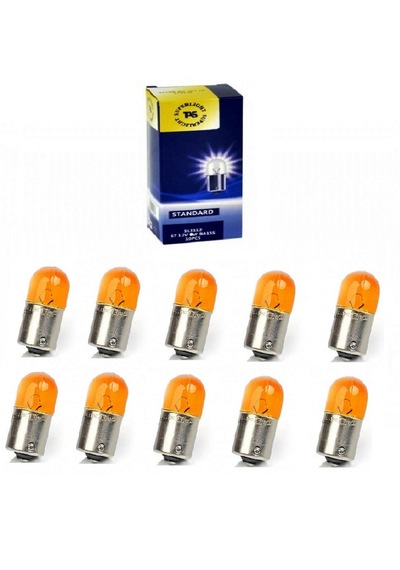 Sinyal Ampülü Turuncu 12v 10 W Tek Duy Düz Tırnak