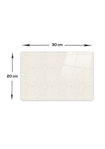 Cam Kesme Tahtası Seramik Desen - Açık Fon 20cm X 30cm