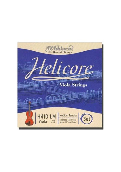 Daddarıo H410lm Vıola Tel Seti, Helıcore, Long Scale, Medıum Tensı