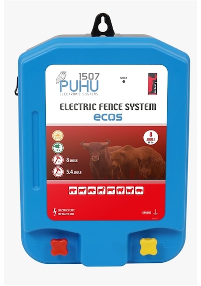 Puhu Ecos Güneş Enerjili Elektrikli Çit Cihazı 8 Joule 60w Panel + 12v/42ah Jel Akü