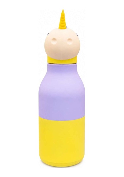 Koı Mor Unicorn 500 Ml Paslanmaz Çelik-pipetli Çocuk Termosu Ve Suluk Mor Mor