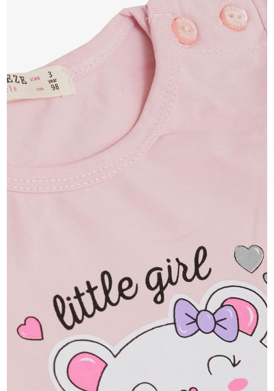 Breeze Kız Çocuk Uzun Kollu Elbise Küçük Kızlar Sevgi Temalı Mutlu Ayıcık Baskılı Tüllü 1-4 Yaş, Pembe-pembe Pembe Breeze Kız Çocuk Uzun Kollu Elbise Küçük Kızlar Sevgi Temalı Mutlu Ayıcık Baskılı Tüllü 1-4 Yaş, Pembe-pembe Pembe