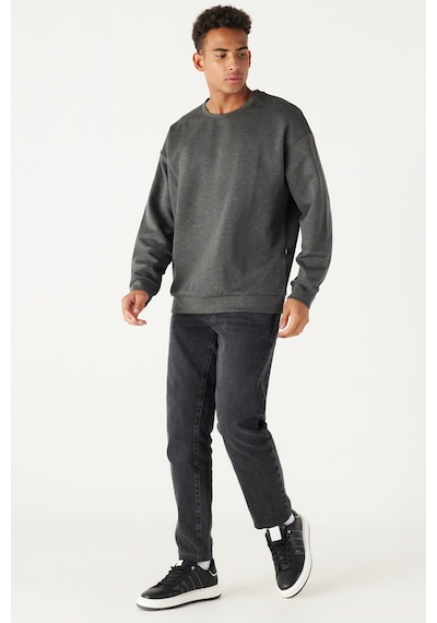 AC&Co / Altınyıldız Classics Erkek Antrasit-Melanj Oversize Fit Bol Kesim Bisiklet Yaka Düz Sweatshirt 4A5221200005ANMS Antrasit Melanj AC&Co / Altınyıldız Classics Erkek Antrasit-Melanj Oversize Fit Bol Kesim Bisiklet Yaka Düz Sweatshirt 4A5221200005ANMS Antrasit Melanj