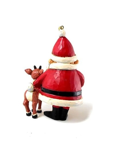 Rudolph Traditions Von Jim Shore Santa Und Rudolph 50. Ann Ornament 4,25 İn