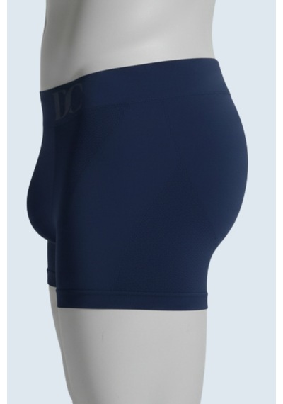 Elilom Erkek Boxer 3'lü Paket Daily Comfort Dikişsiz Nefes Alır Pamuklu Lacivert Set 3p Lacivert