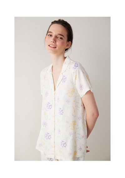 Penti Spring Dream Beyaz Pijama Takımı Beyaz