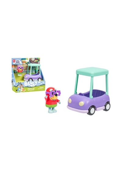 Neco Bluey Buyukannenın Arabası Ve Janet Fıguru