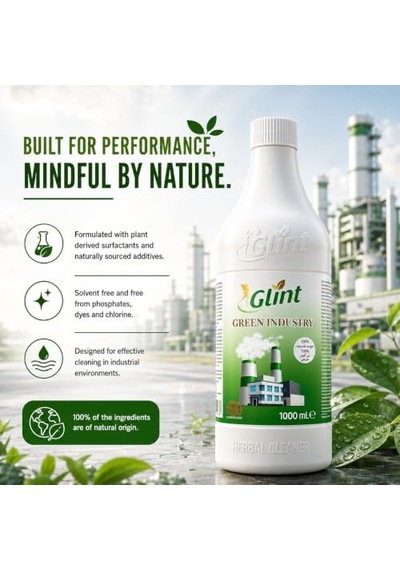 Green Industry 1 Litre%100 Bitkisel Banyo Tuvalet Temizleyici Kireç Çözücü Şömine Temizleyici Sprey