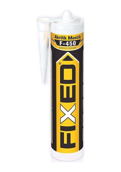 Sgs Fıxed F-450 Silikonize Akrilik Mastik 450Gr. Kuvvetli Sızdır Çok Renkli