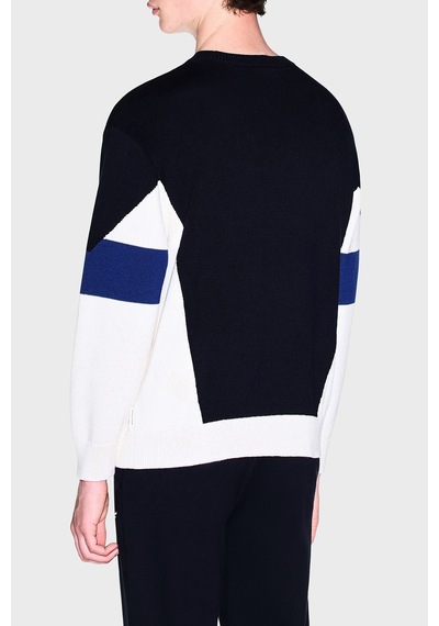 Armani Exchange Pamuklu Bisiklet Yaka Renk Bloklu Kazak Erkek Kazak Xm003561 Af18754 M0413 Beyaz-lacivert Beyaz - Lacivert Armani Exchange Pamuklu Bisiklet Yaka Renk Bloklu Kazak Erkek Kazak Xm003561 Af18754 M0413 Beyaz-lacivert Beyaz - Lacivert