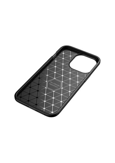 Apple Uyumlu iPhone 13 Pro Max Kılıf Zore Negro Silikon Kapak Siyah