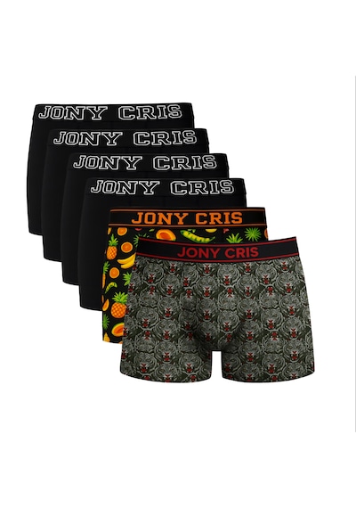 Jony Cris Erkek Boxer 5 Li Set Çok Renkli