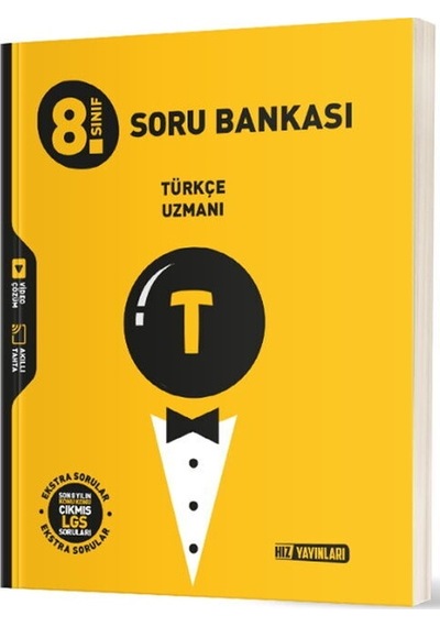 Hız 8. Sınıf Türkçe Uzmanı Soru Bankası Hız Yayınları