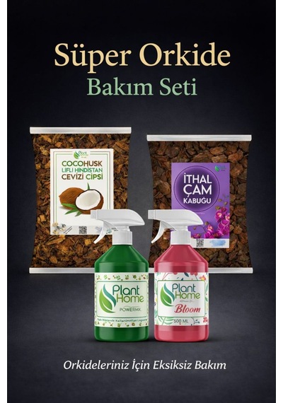 Orkide Toprağı - Orkide Kurtaran Orkide Besini Avantaj Seti 1 Litre İthal Çam 1 Litre Coco Cips Diğer