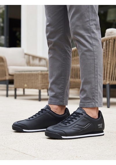 Lescon Winner 10 Siyah Erkek Spor Sneakers