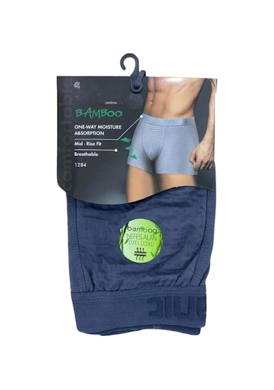 Anıt Erkek Nefes Alan Bambu Likralı Boxer 1284 - 12 Adet 001