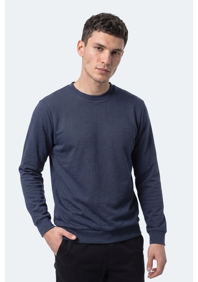Slazenger Klahan I Erkek Lacivert Sweatshırt
